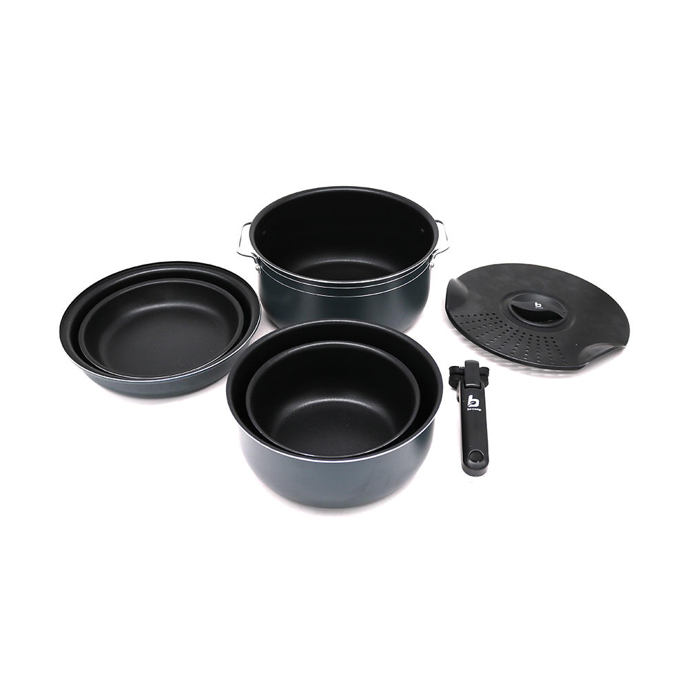 Outdoor kettle and pot set of four