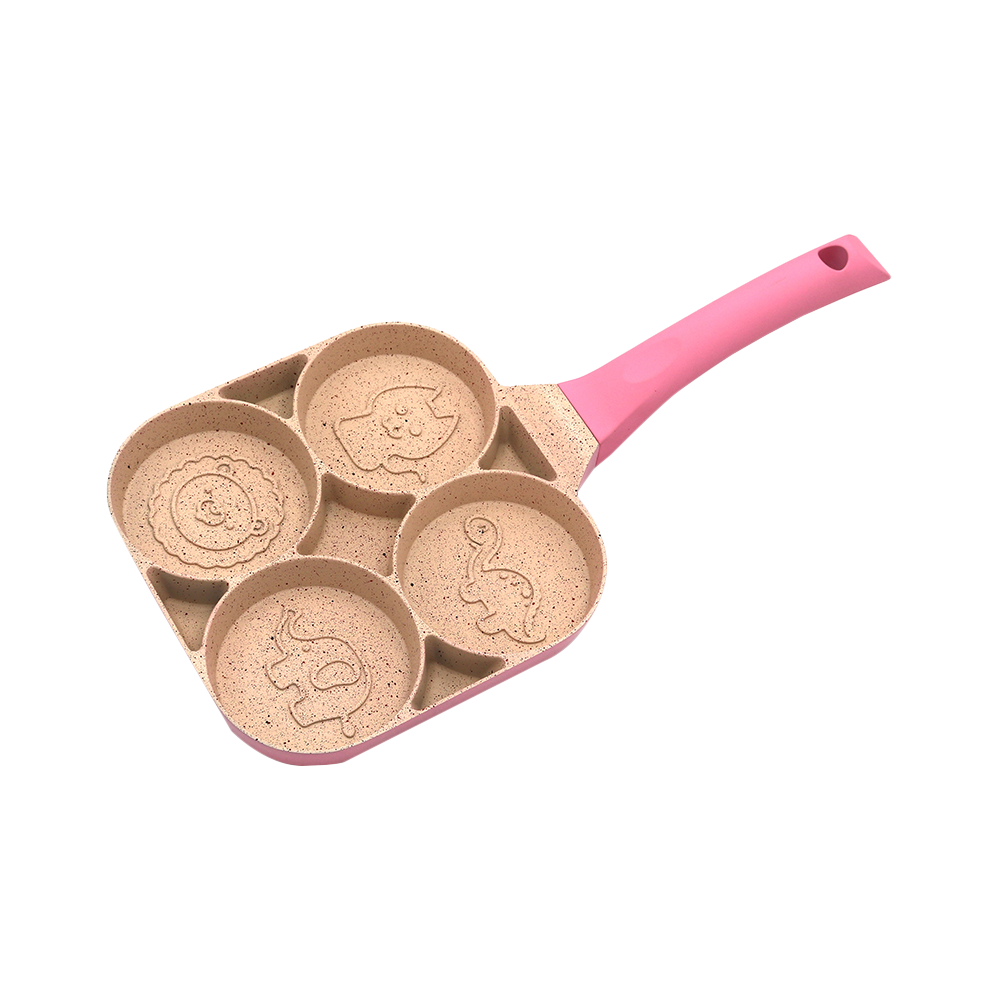 4-Hole Frying Pan With Animal Pattern