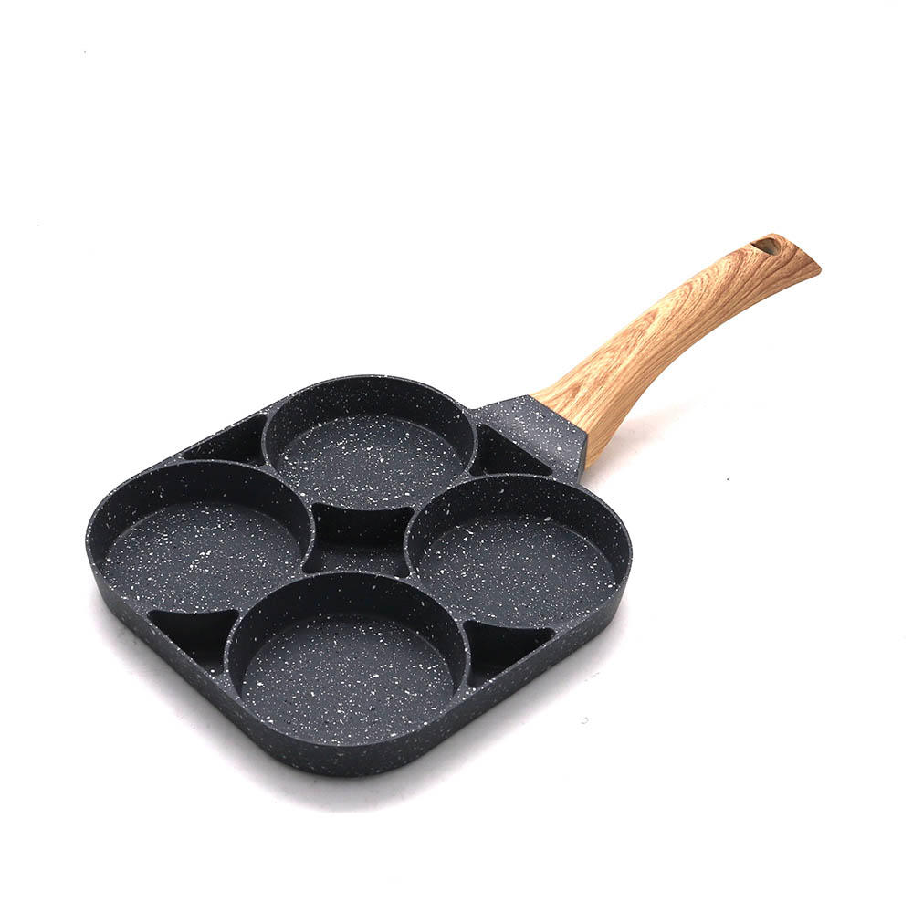 4-Hole Flat Square Frying Pan