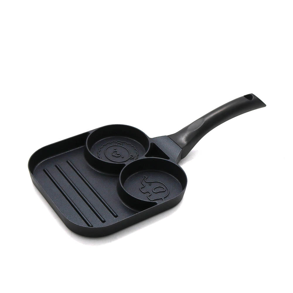 2-Hole Frying Pan With Animal Pattern