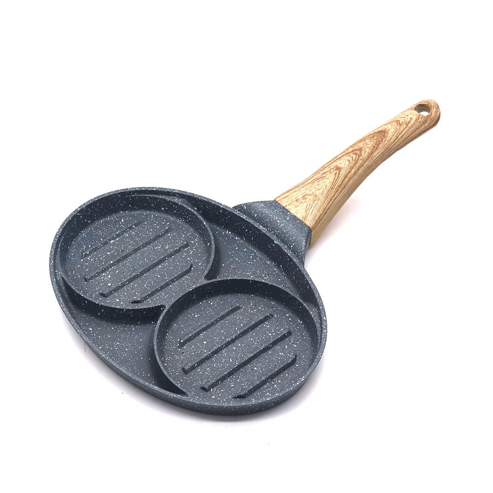 Oval Two Hole Frying Pan