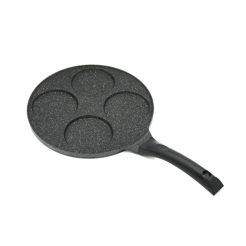 4-Hole Flat Frying Pan
