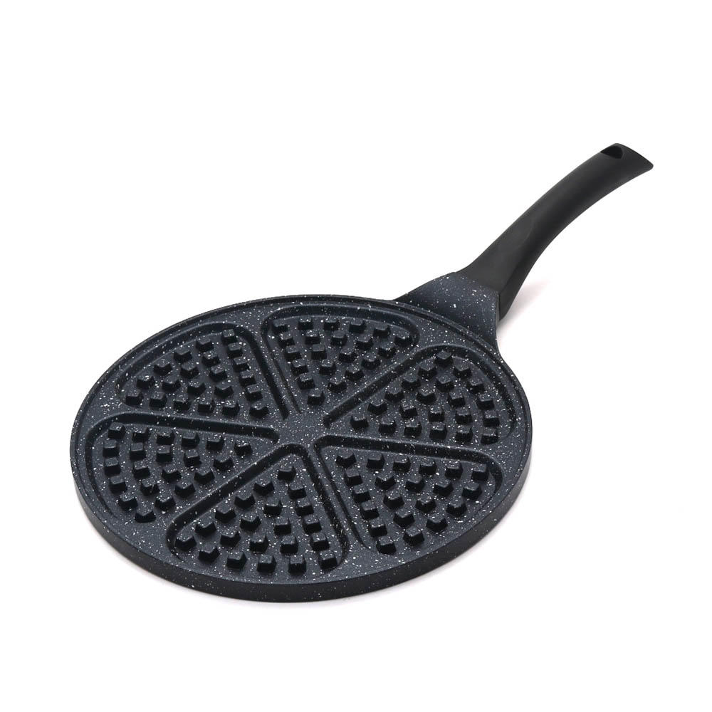 6-Hole Waffle Pan With Flower Shape