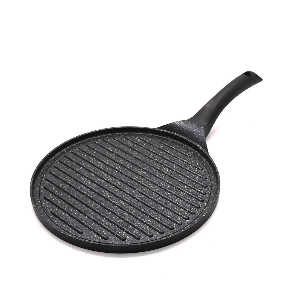 26 Round Inner Ribbed Frying Pan