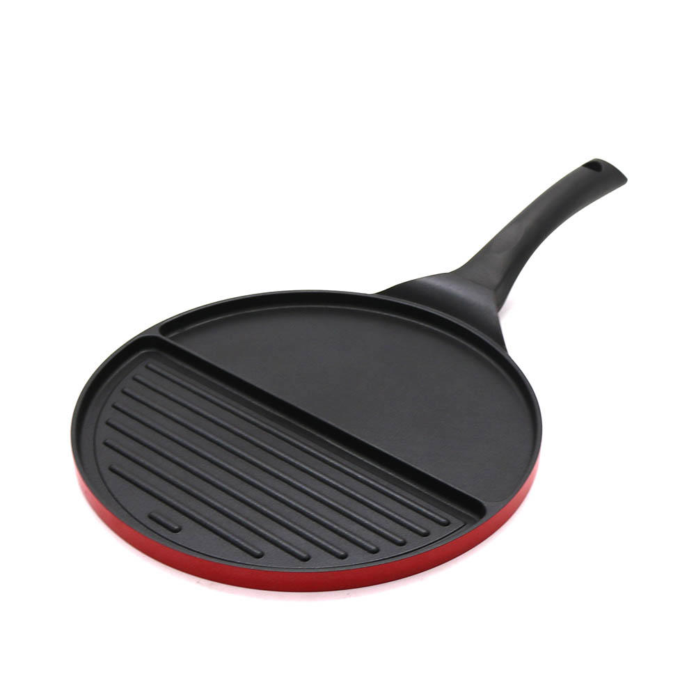 26 Two-Compartment Frying Pan
