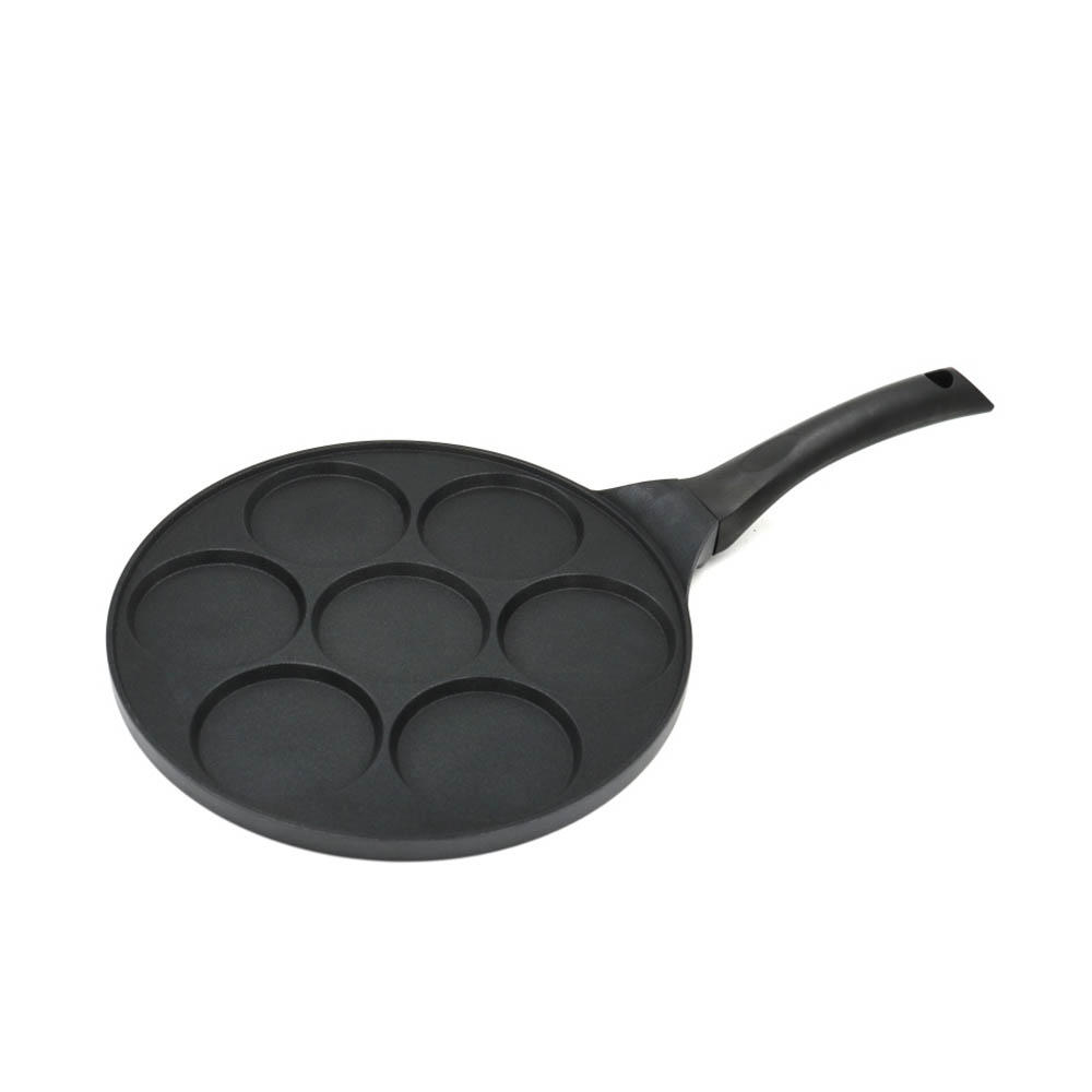 7-Hole Flat Frying Pan