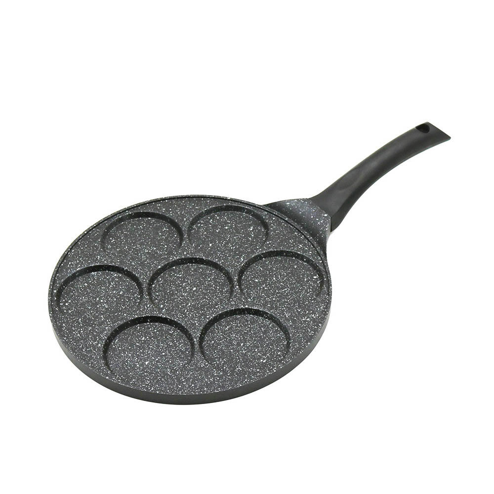 7-Hole Flat Frying Pan