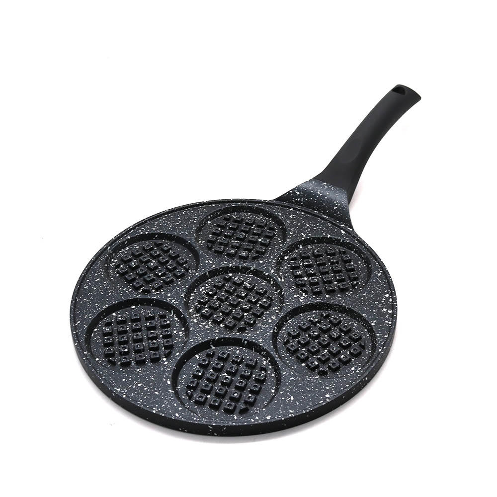 7-Hole Round Waffle Pan