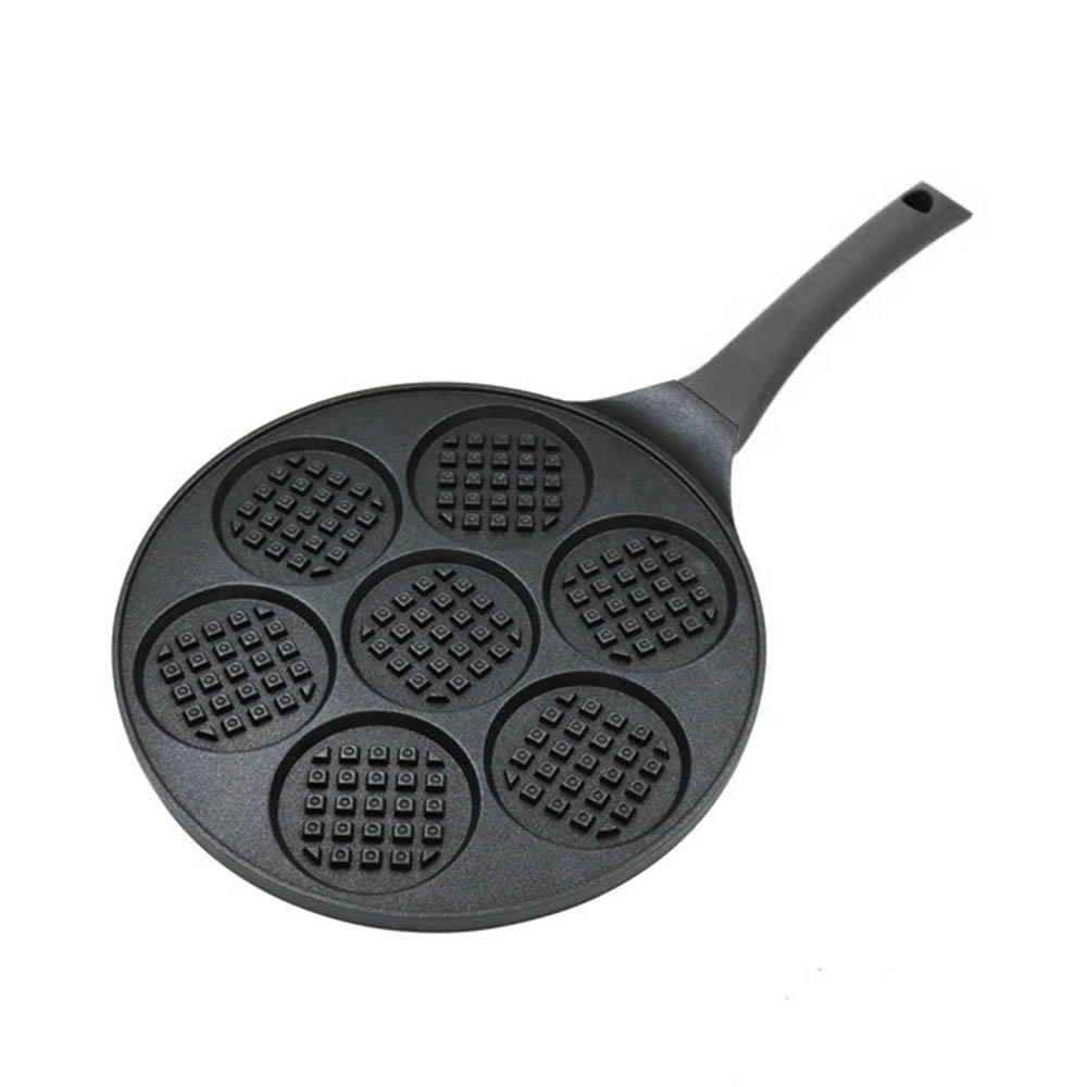 7-Hole Round Waffle Pan